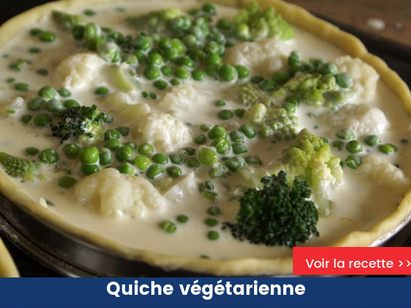 Quiche végétarienne